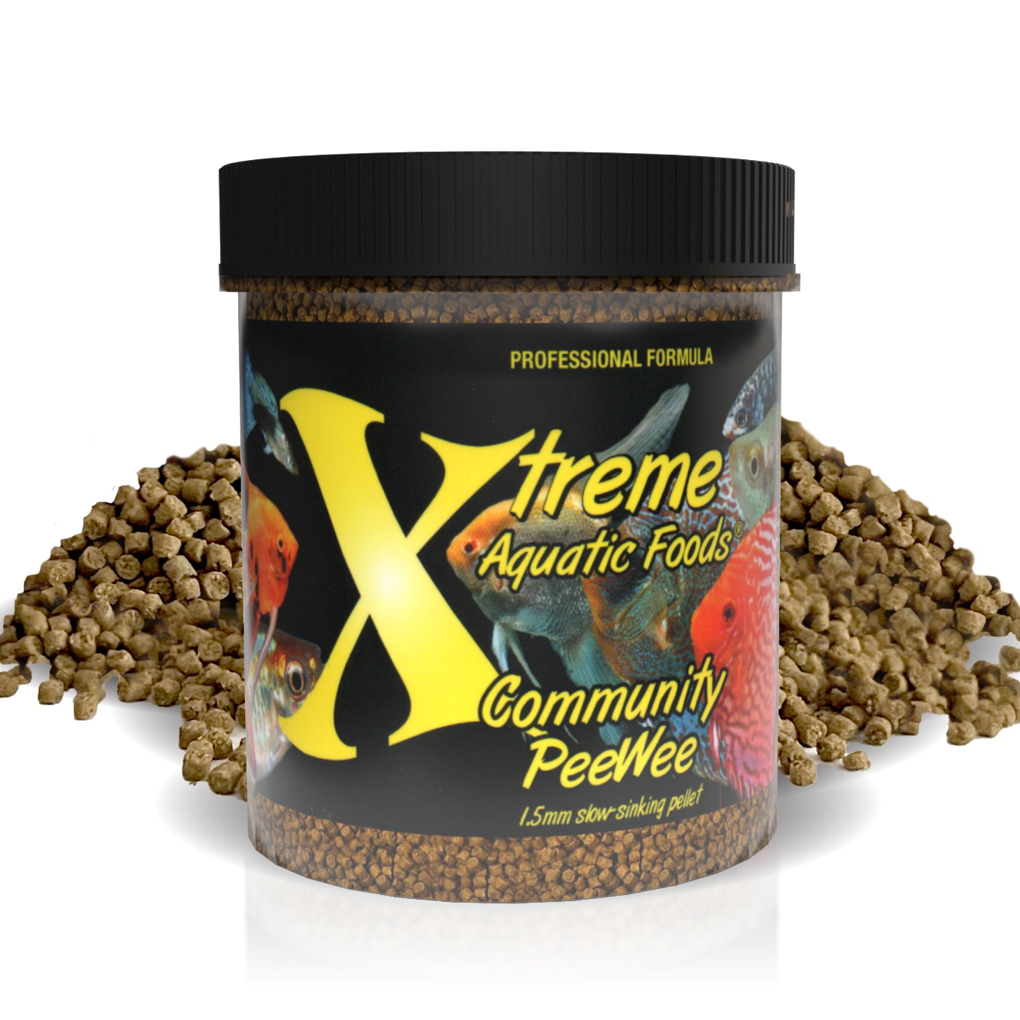 Xtreme PeeWee granulés 1,5 mm coulants lentement pour nourrir en profondeur
