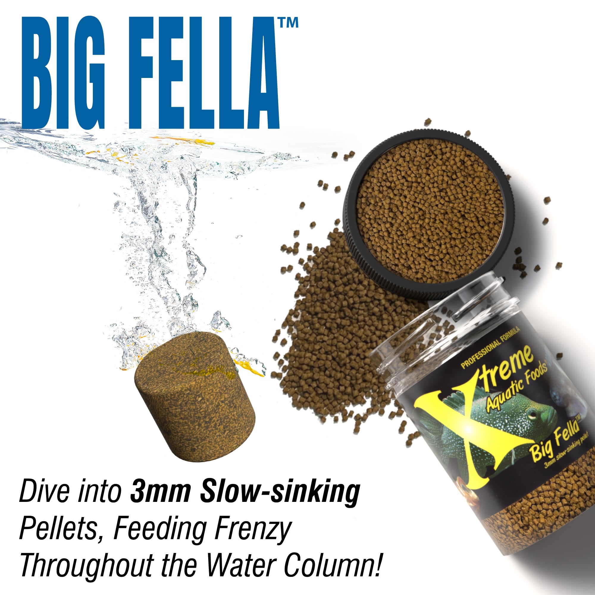 Xtreme Big Fella 3mm: énergie durable pour poissons actifs.