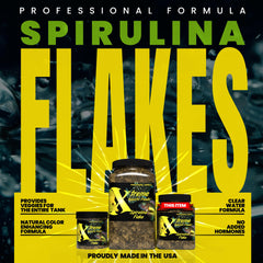 Flocons Spiruline Xtreme: digestion marine optimisée et déchets réduits.