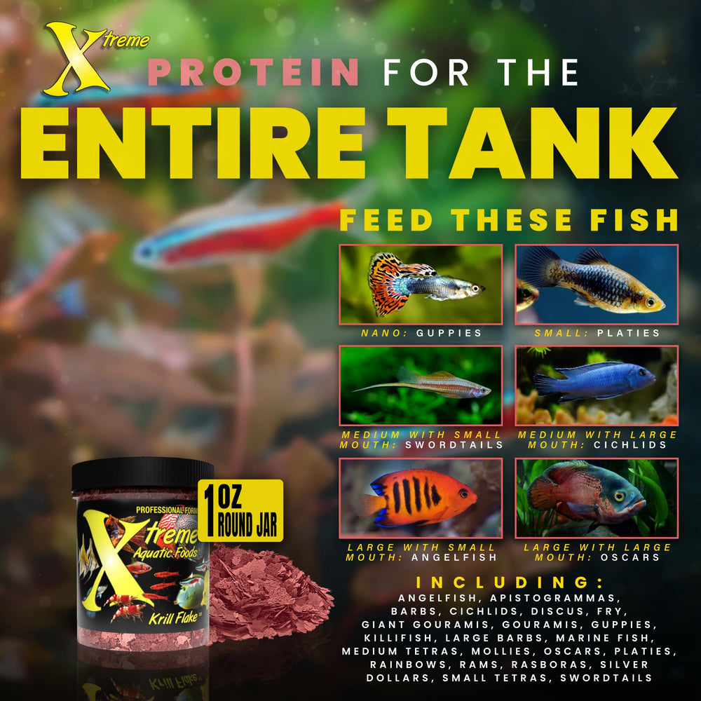 Xtreme Krill Flakes flocons fins pour une digestion en douceur