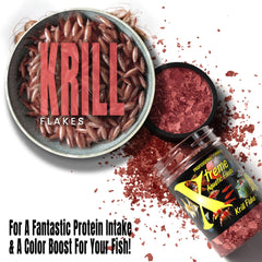 Xtreme Krill Flakes soutien potentiel à la vitalité des poissons