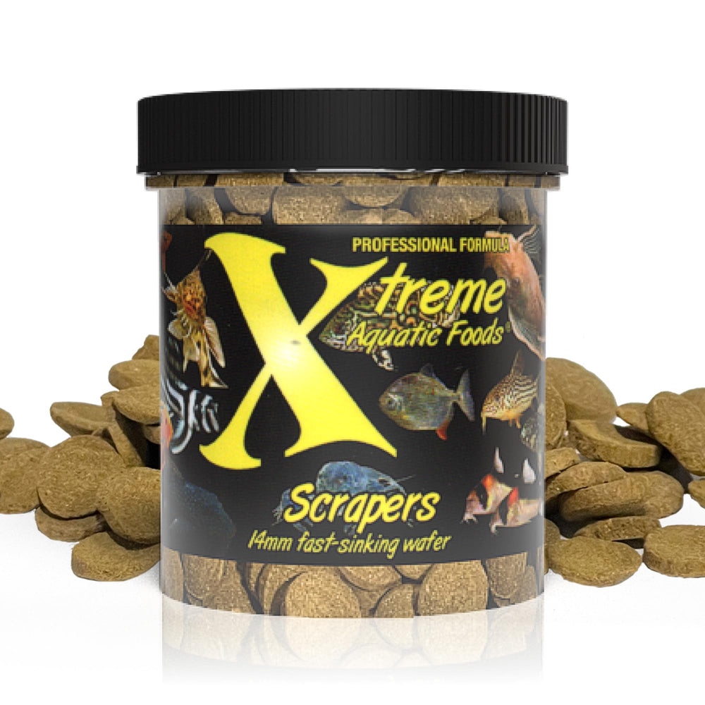 Xtreme Scrapers Wafers dans un emballage 2 oz, pratique pour le nourrissage.