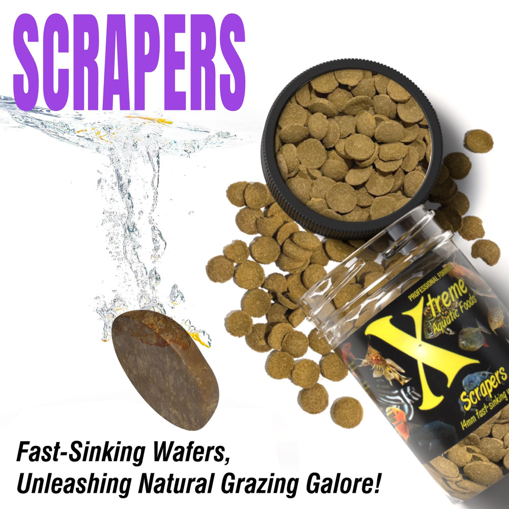 Ingrédients riches: cellulose et protéines dans Xtreme Scrapers Wafers.