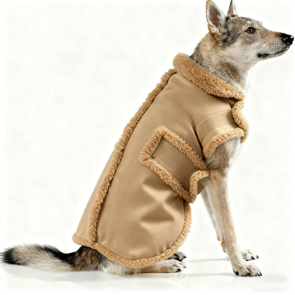 Manteau XUANQIFC pour chien, douceur berber, chaleur lors des sorties hivernales.