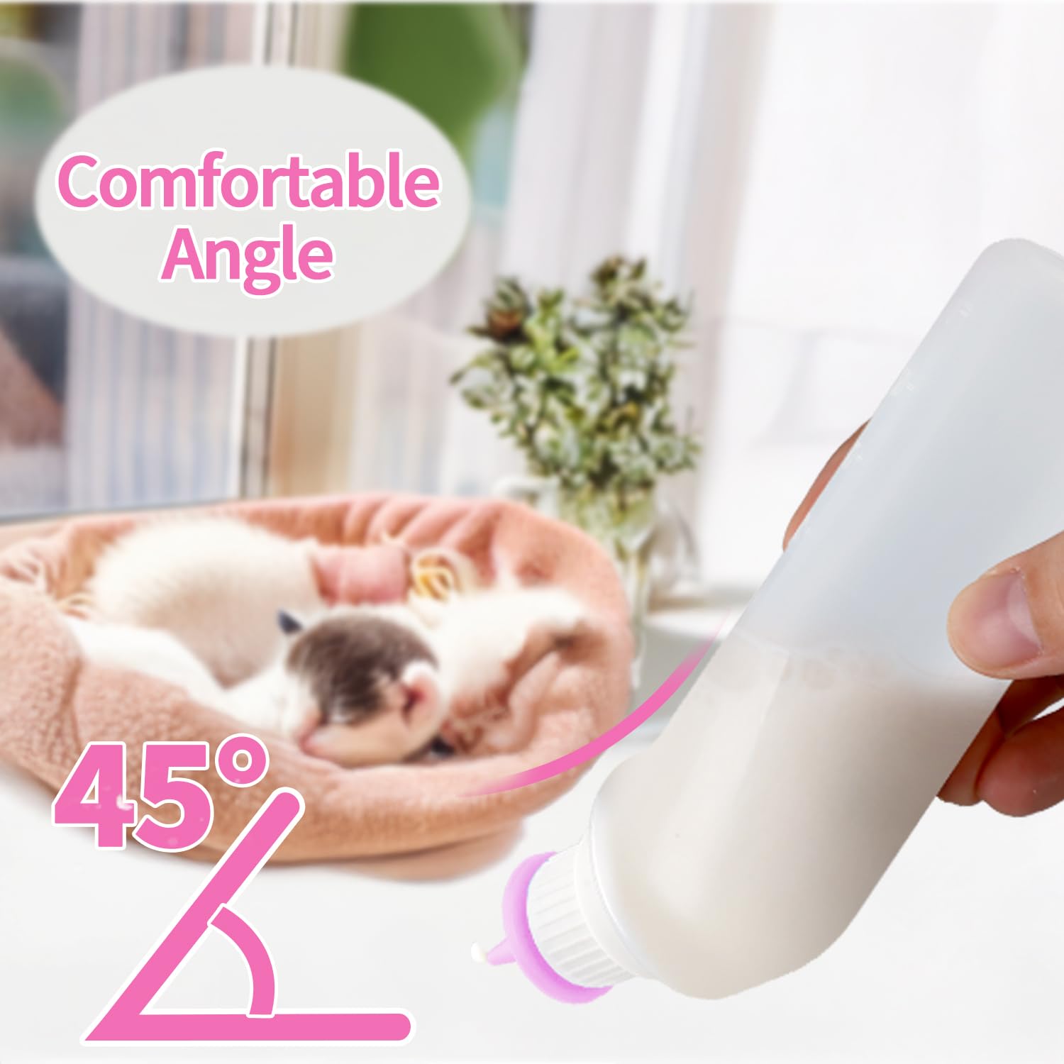 Tétine silicone douce Xuandea sans odeur, adaptée aux chiots et chatons.