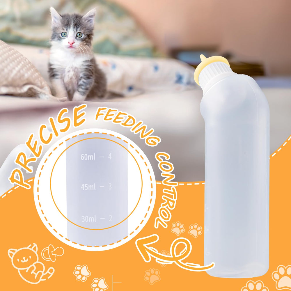 Cuve-doseuse Xuandea chaton jaune, dose adaptée et rapide pour pets malades ou faibles.
