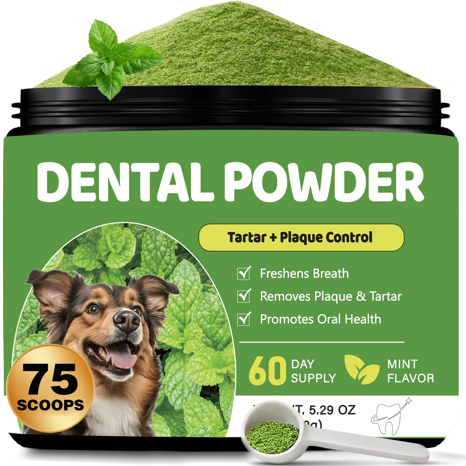 Xuaobamm poudre dentaire chien emballage, solution pratique pour l'hygiène buccale.