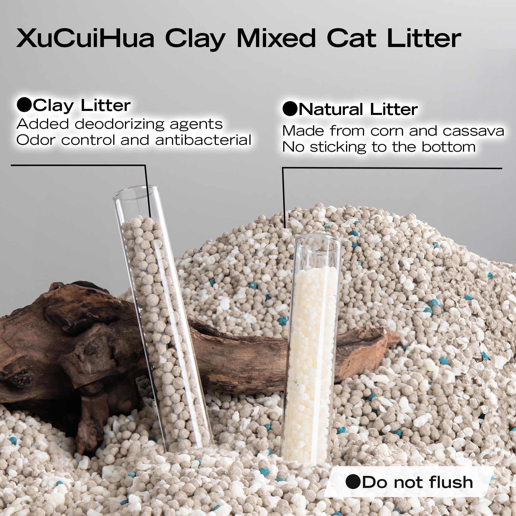 XuCuiHua Bentonite Mix – contrôle des odeurs efficace pour votre salon.