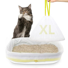 XUEPETT sacs litière 37x18 faciles à ouvrir et disposer rapidement.