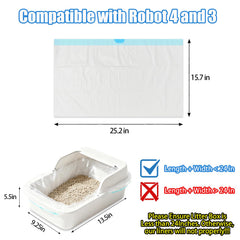 XUEPETT sacs compatibles Litter-Robot 3/4 pour entretien facile.