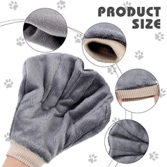 Gant velours corail Xuhal, confort pour petits animaux.
