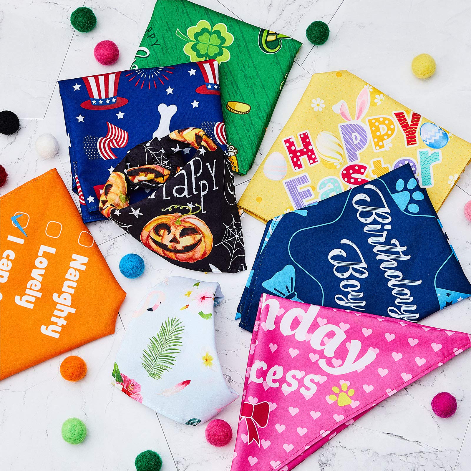 Xuniea bandana fête nationale chien, esprit festif et chic