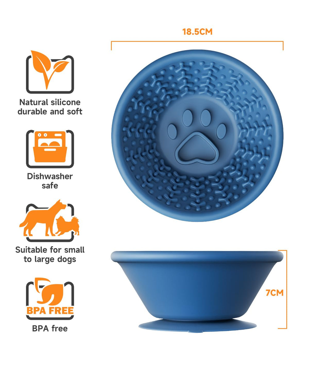 XUOEGUZ possibilité de congélation de friandises pour occuper chiens