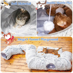 XxingSheep cabane-chat habitat pour plusieurs chats, espaces de détente.