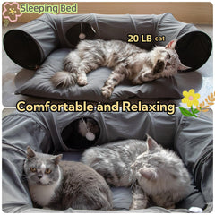 XxingSheep cat tunnel XL — balles pendantes pour stimulation