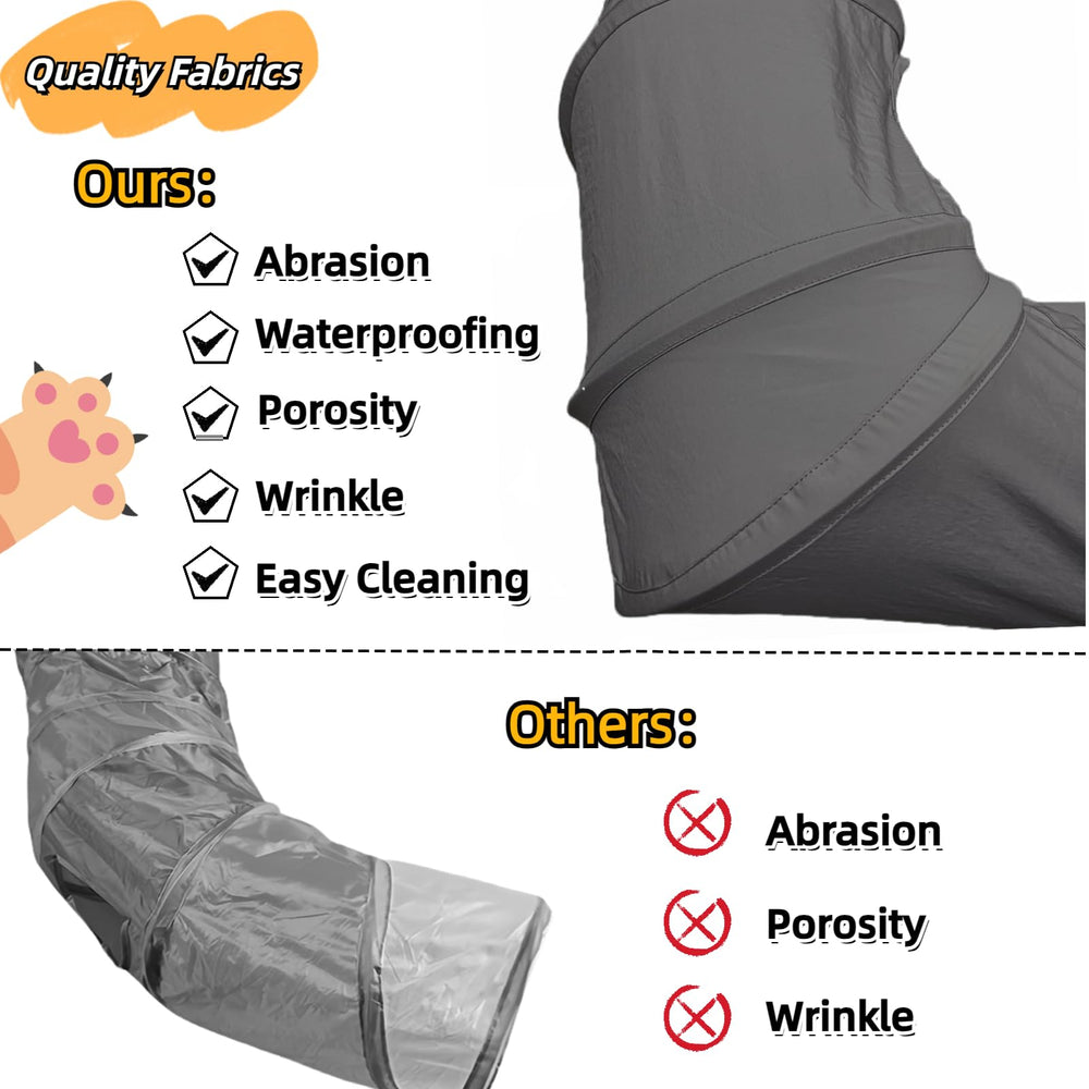 XxingSheep cat tunnel XL — tissu respirant pour rester frais