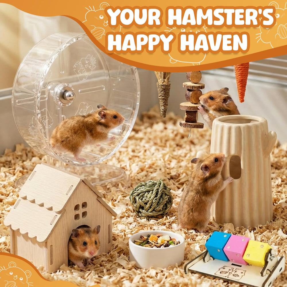 XXYOUPIN coffret accessoires hamsters, emballage cadeau élégant.