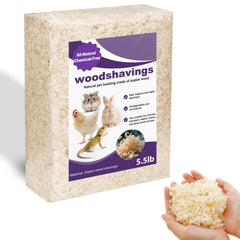 XXYOUPIN copeaux de tremble 5,5 lb sac: litière naturelle pour petits animaux
