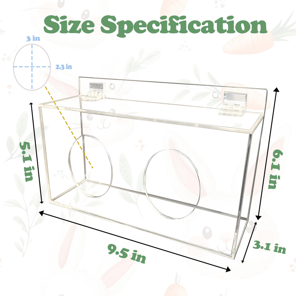 Xymoso nourrisseur-foin-chinchilla-avec-couvercle pratique et hygiénique.