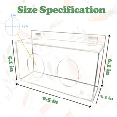 Xymoso nourrisseur-foin-chinchilla-avec-couvercle pratique et hygiénique.