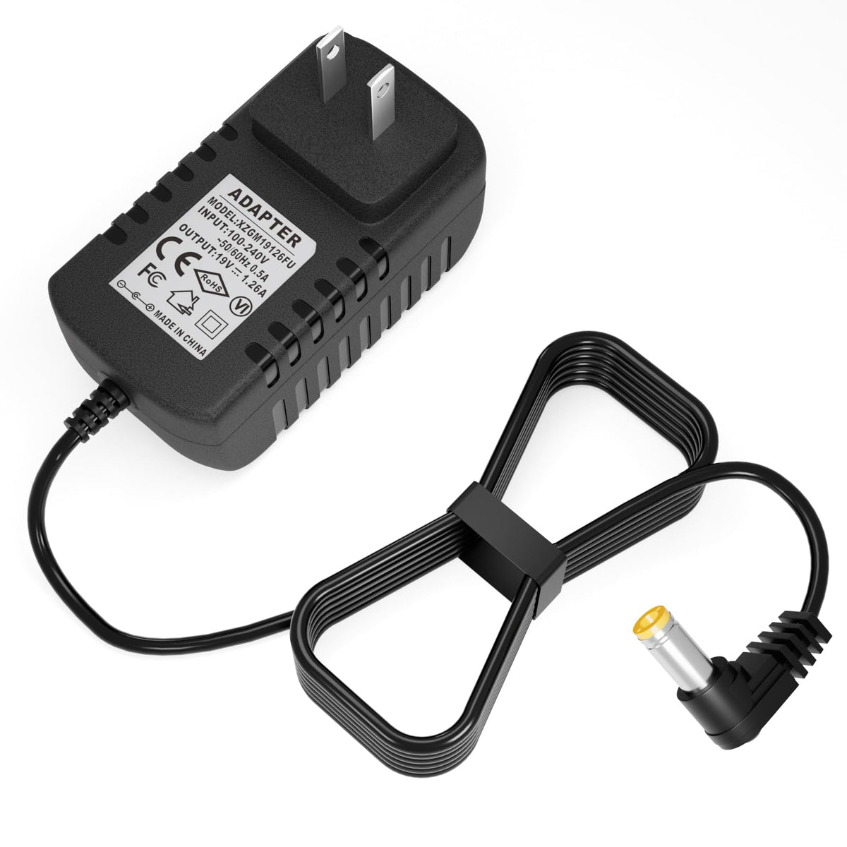 XZGm Chargeur 19V pour Petsafe, alimentation fiable pour votre clôture sans fil.
