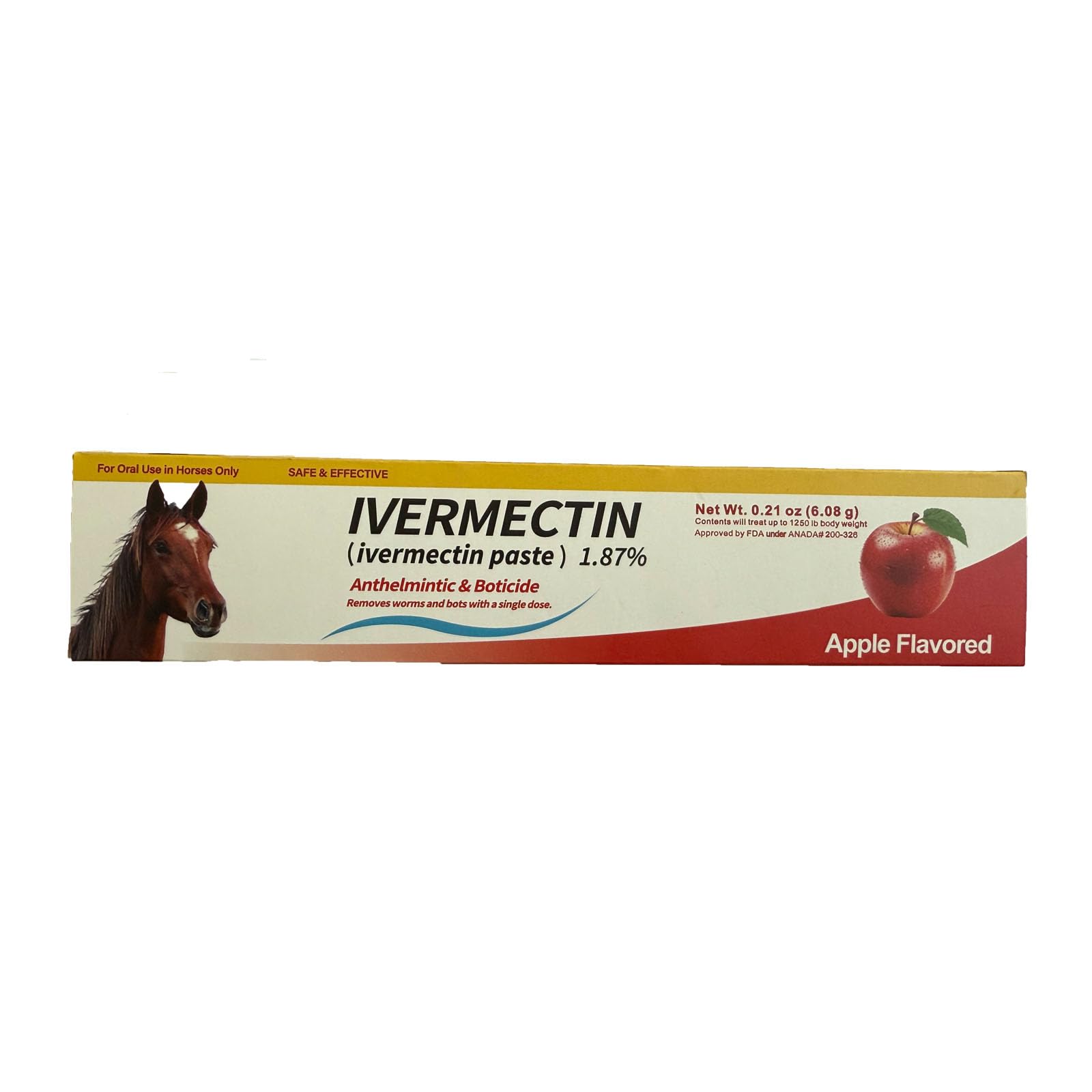 Paste YAGU pour cheval, sachet unique, pratique et rapide à utiliser en entraînement ou compétition.