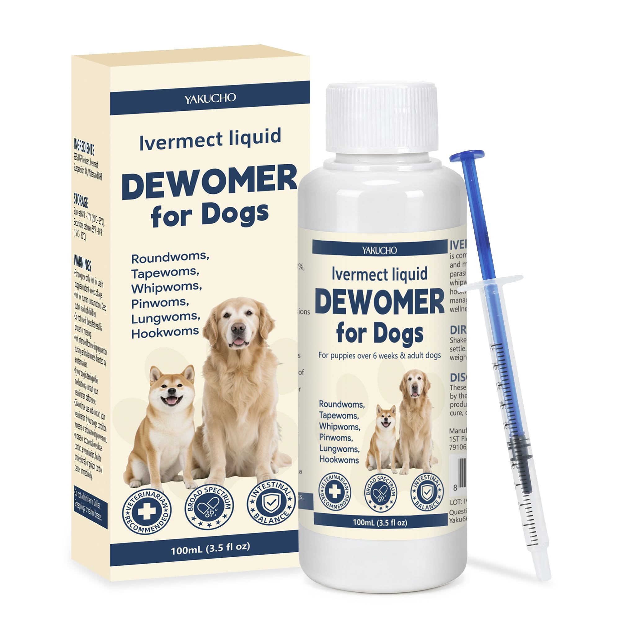Yakucho Dewomax – bouteille liquide digestif chien pour un soutien digestif quotidien.