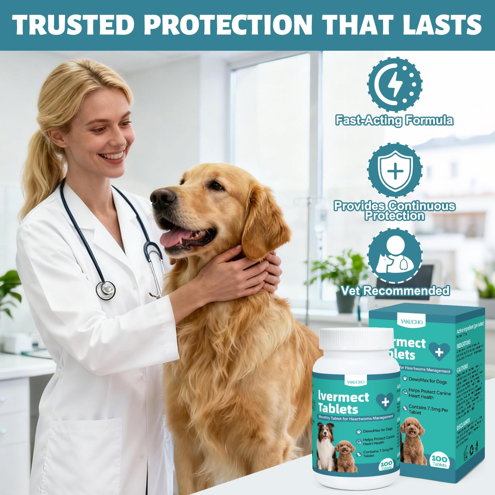 Tablettes faciles à écraser et mélanger à la nourriture du chien