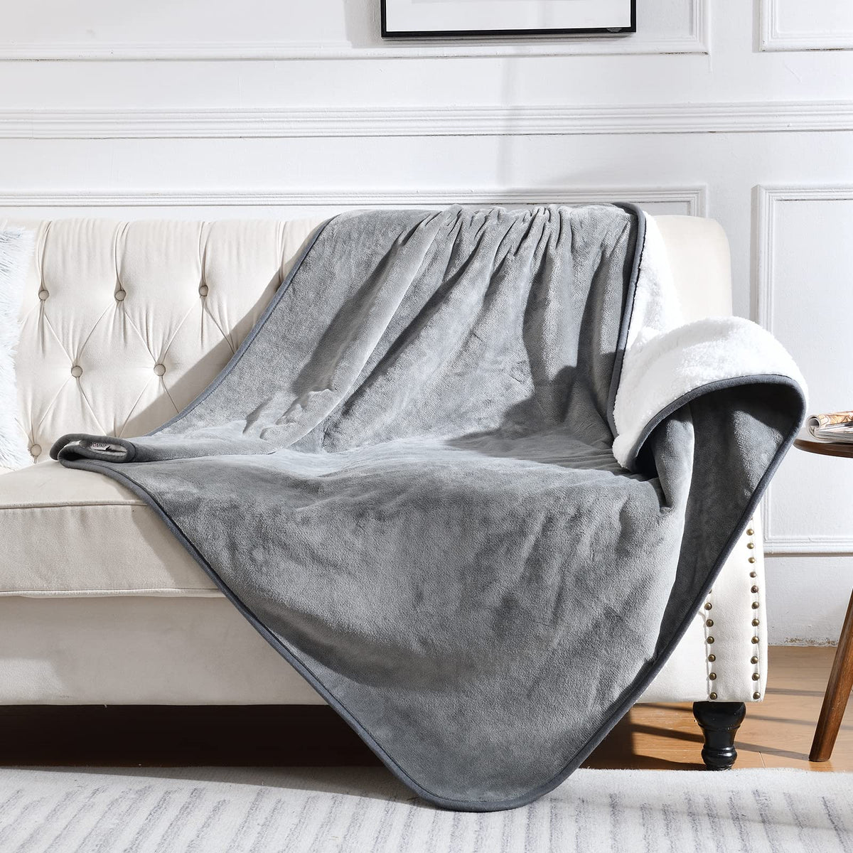 Yaning couverture imperméable pour lit et canapé protège contre liquides et taches