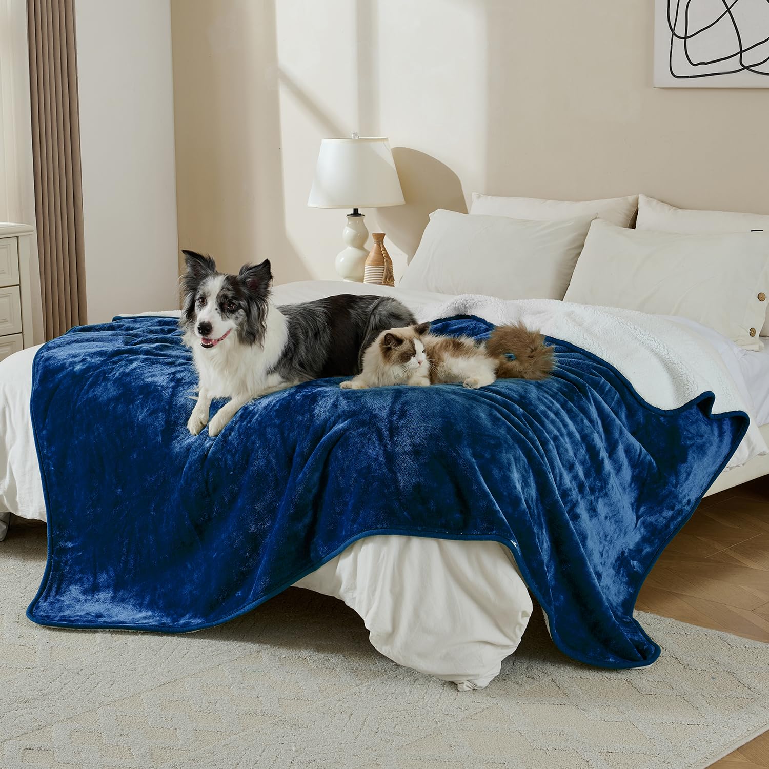 Yaning couverture réversible flanelle, douceur confortable pour les siestes.