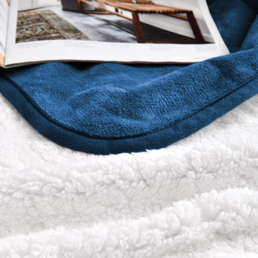 Couverture Yaning sherpa 260gsm, confort chaleureux pour animaux et humains.