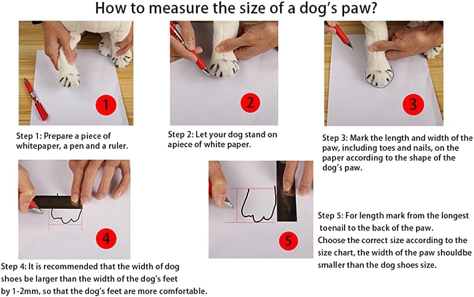 YAODHAOD bottes chien utilisation intérieur protège sols et pattes.