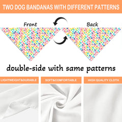 Yaofavo bandana anniversaire chien taille petit, pliable et pratique.