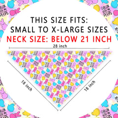 Bandana Yaofavo Paques avec couleurs pastel pour un look printanier