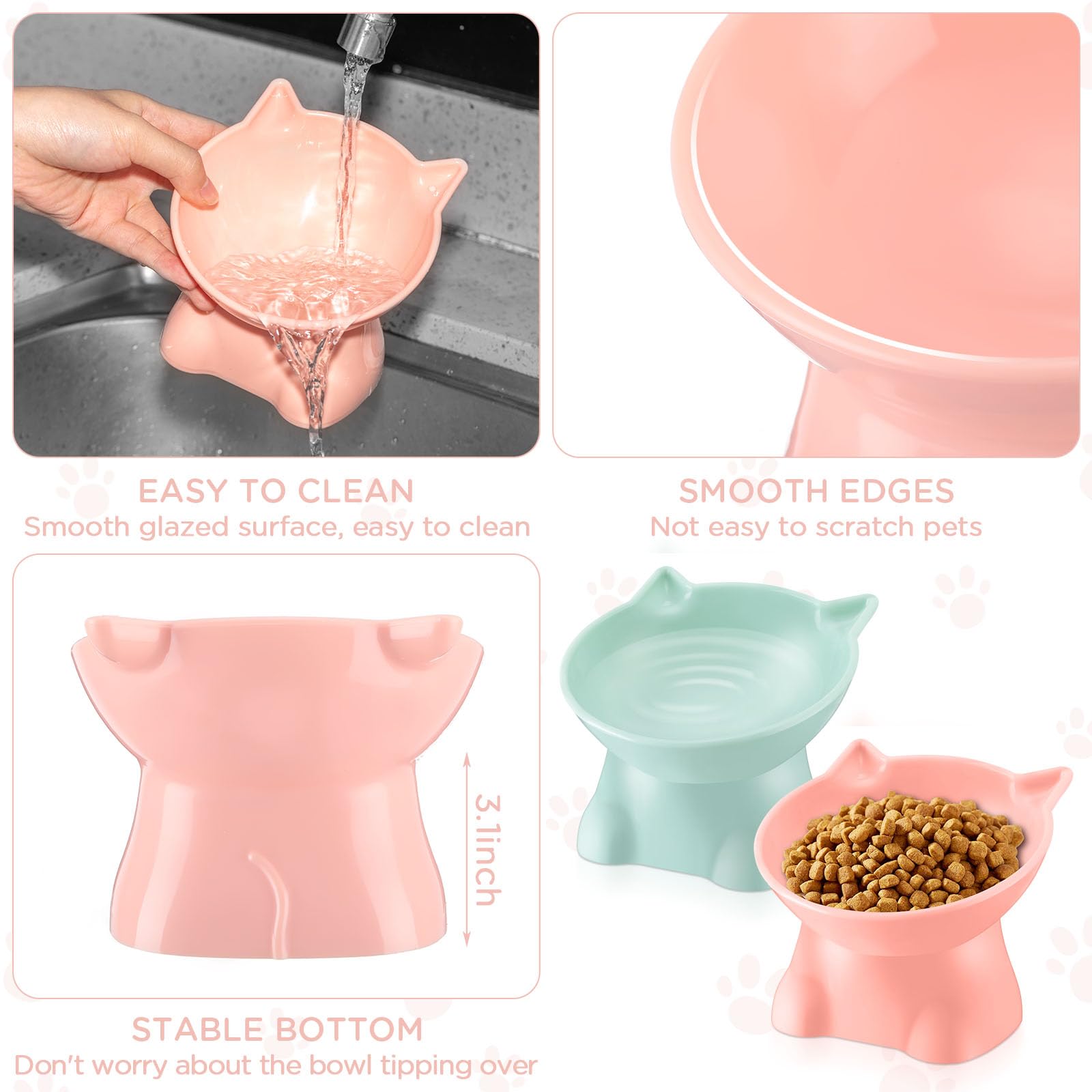 Yaomiao base stable anti-glisse, idéal pour des repas sans déversement.