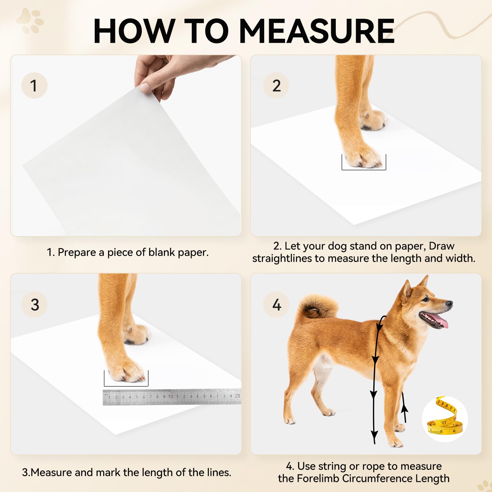 YAQUHO bottes chien grande taille vue latérale gauche avec sangle élastique.