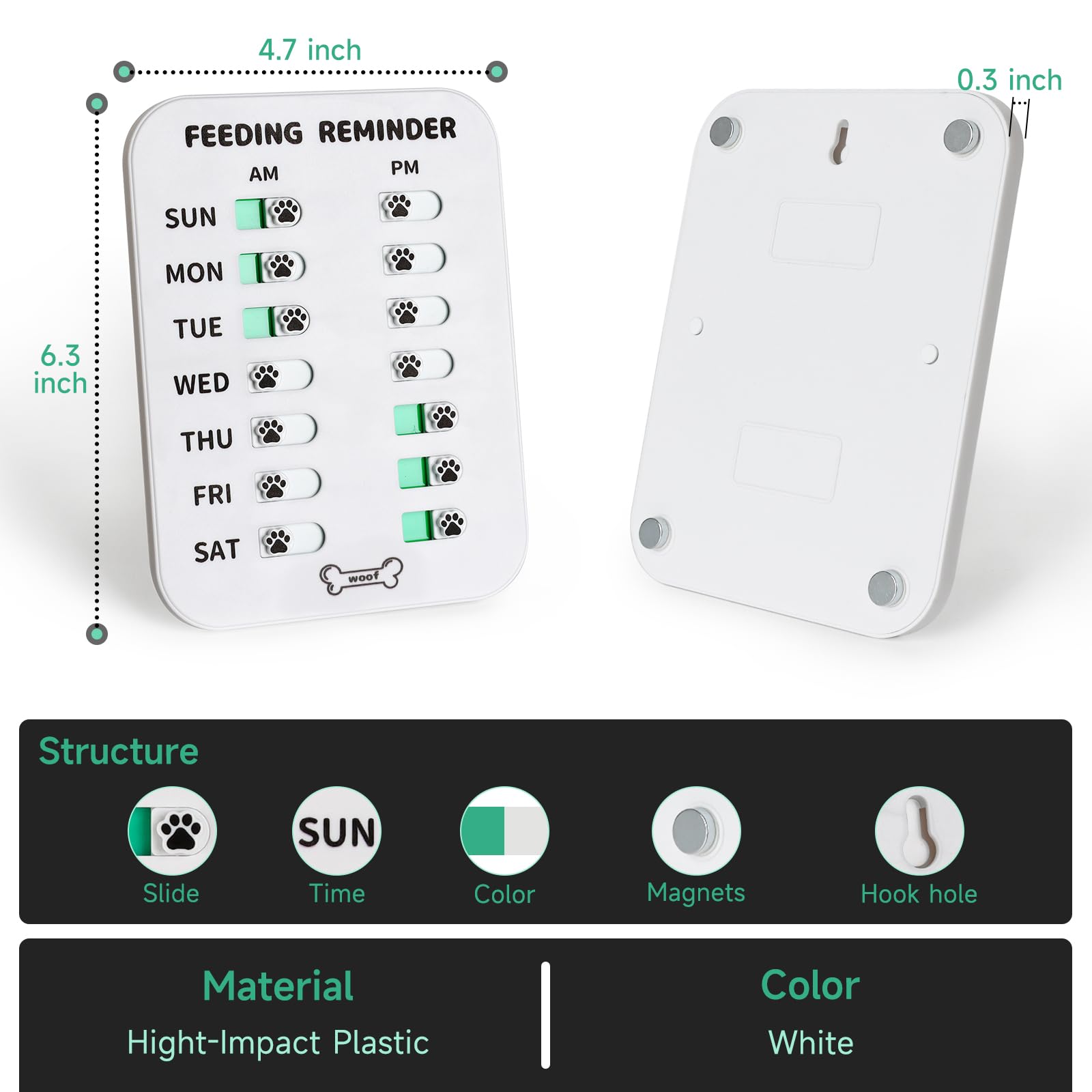 Aimant frigo YAUYIK, fixation durable pour l’usage quotidien.