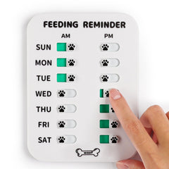 Rappel d’alimentation YAUYIK pour chien, affichage clair et pratique.