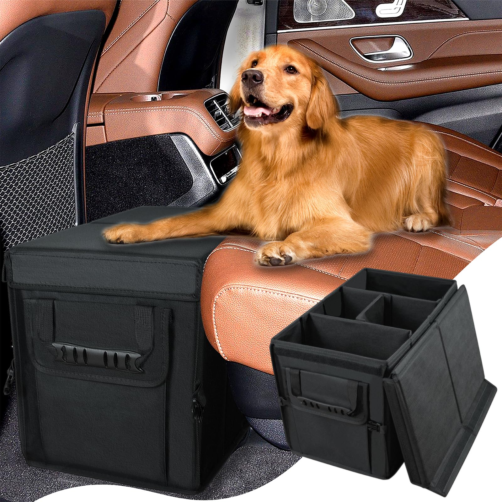 Extension siège chien arriere YCooiFo apporte stabilité et espace pour chien.