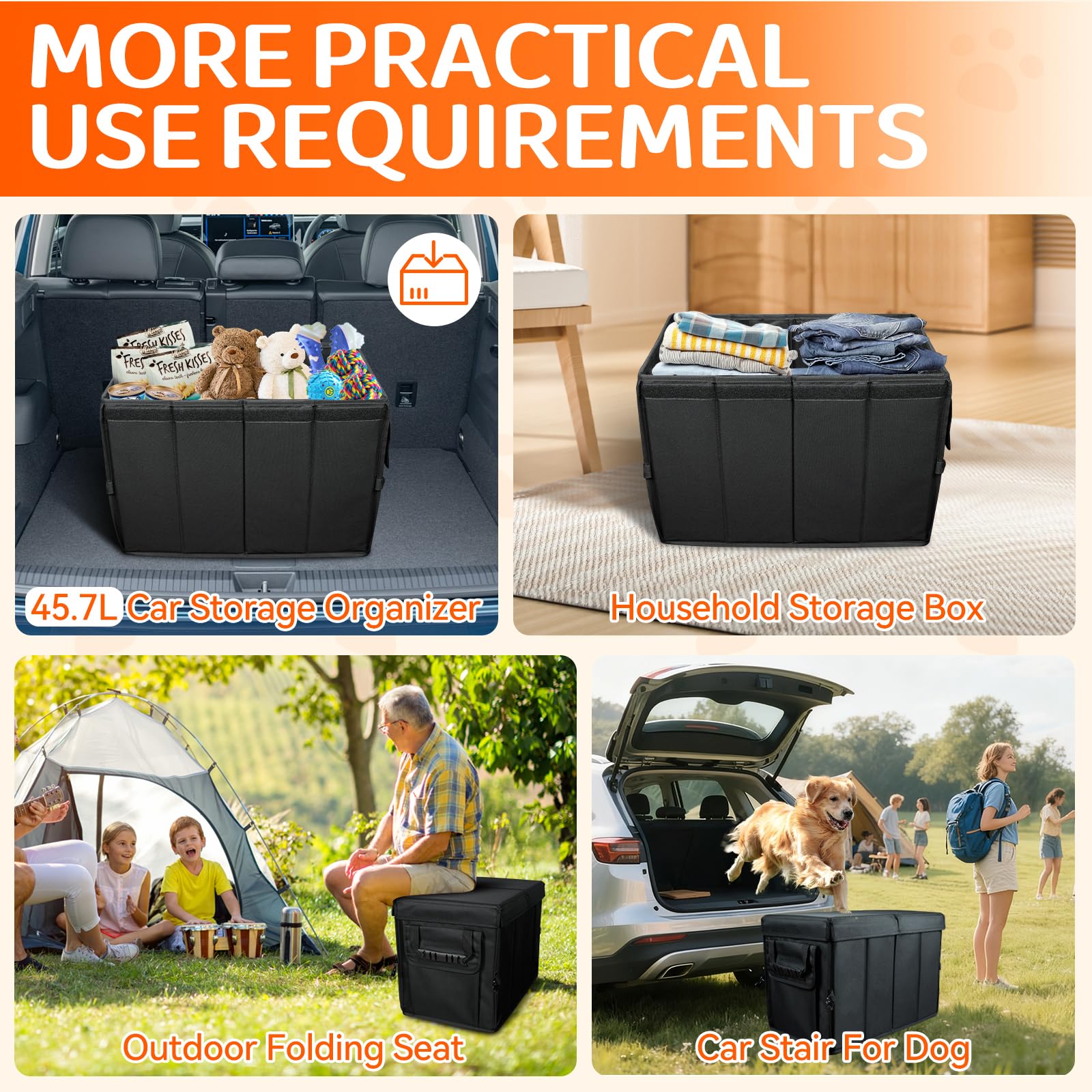 Pliable storage étanche YCooiFo rangement compact et protégé.