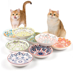 YEAHGO bols ceramique 8 couleurs, attractifs pour l appétit du chat.