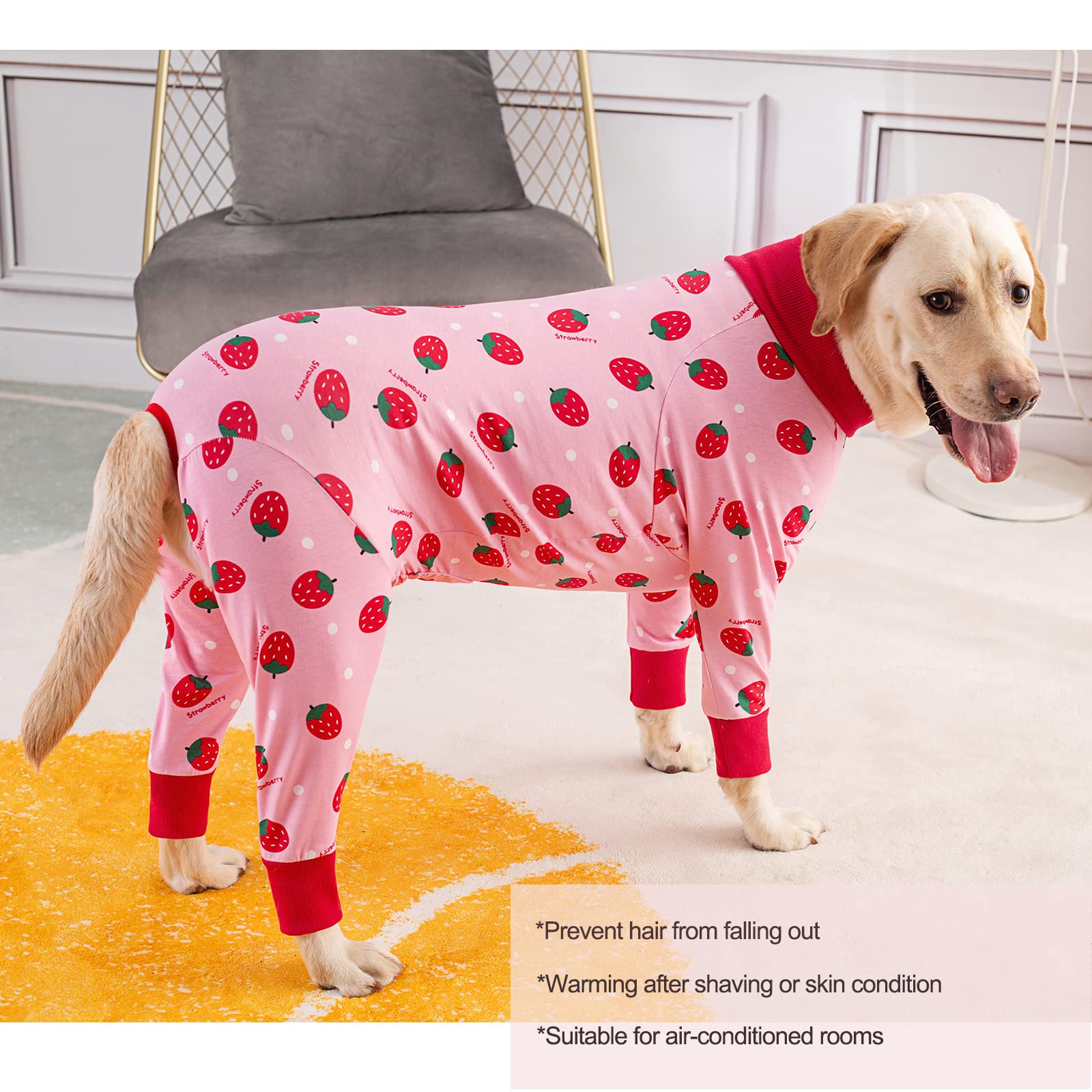 Yeapeeto anti poils poussière, chemise couvrante pour chien.