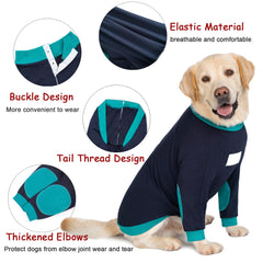 Yeapeeto arreter-lechage chien bleu-vert, prévient les plaies des pattes.
