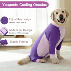 Yeapeeto combinaison chien, séchage rapide pour rester au frais après l'eau.