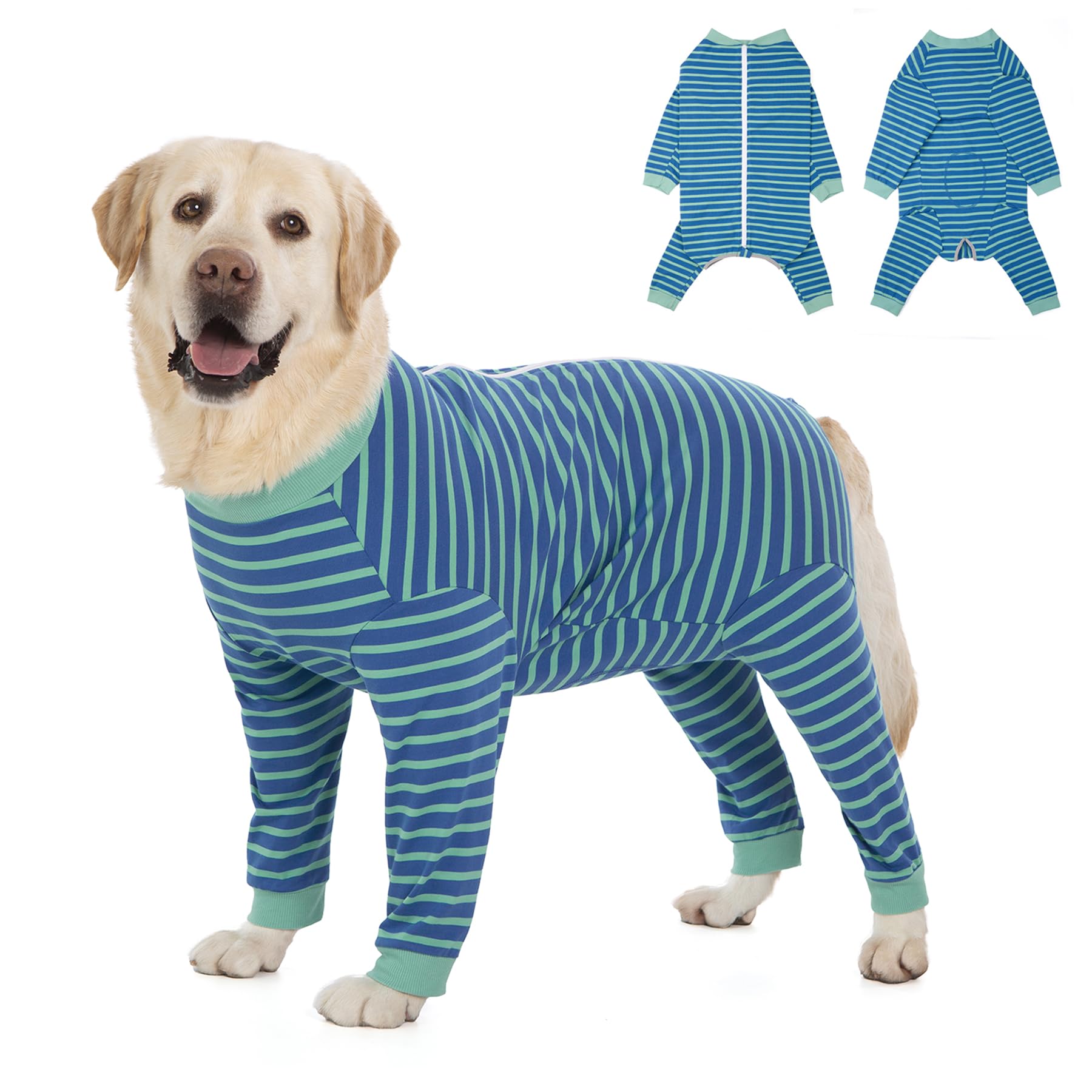 Yeapeeto combinaisons chien récupération – vue avant, confort et liberté de mouvement.