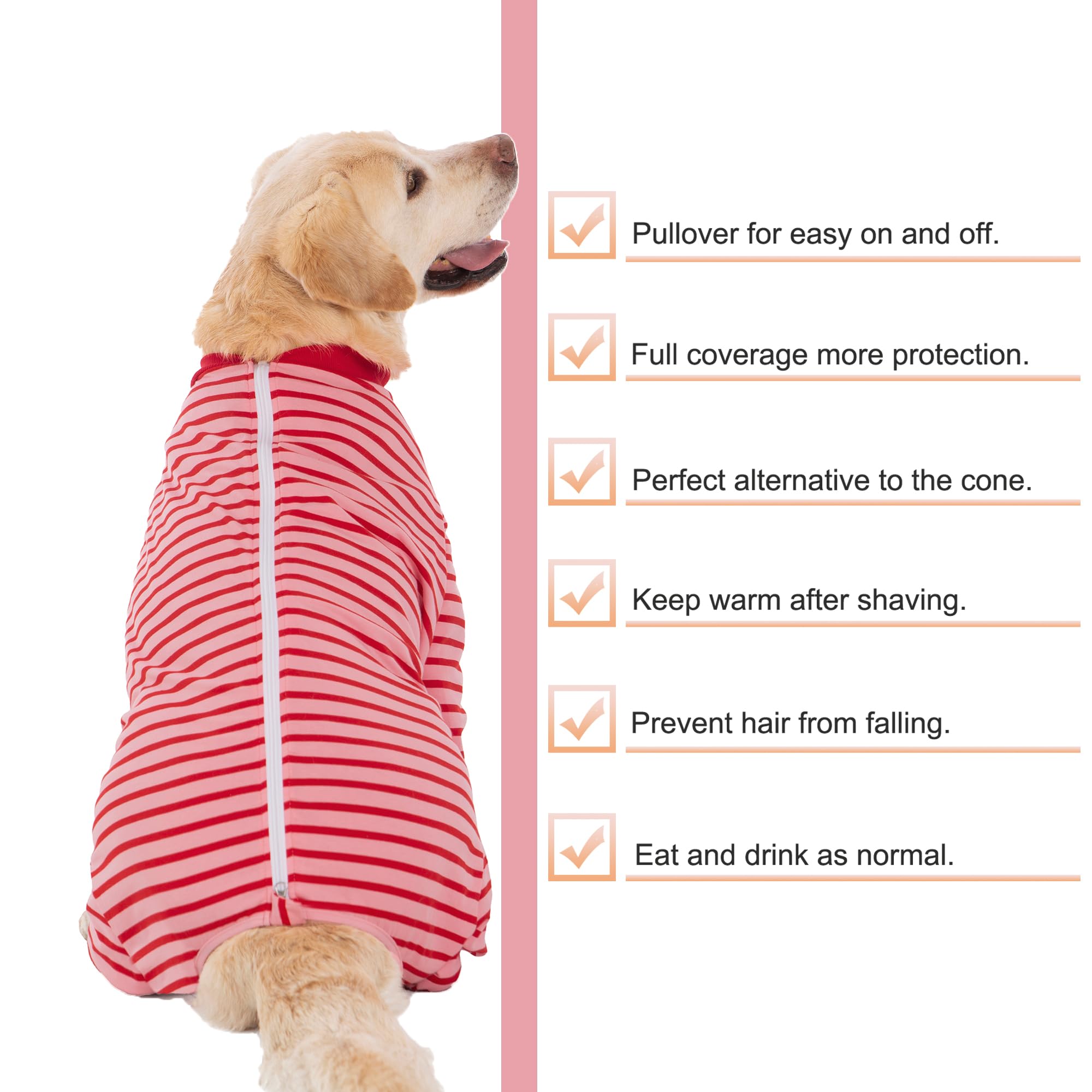Yeapeeto Combinaison Recovery pour chien: confort optimal pour le sommeil