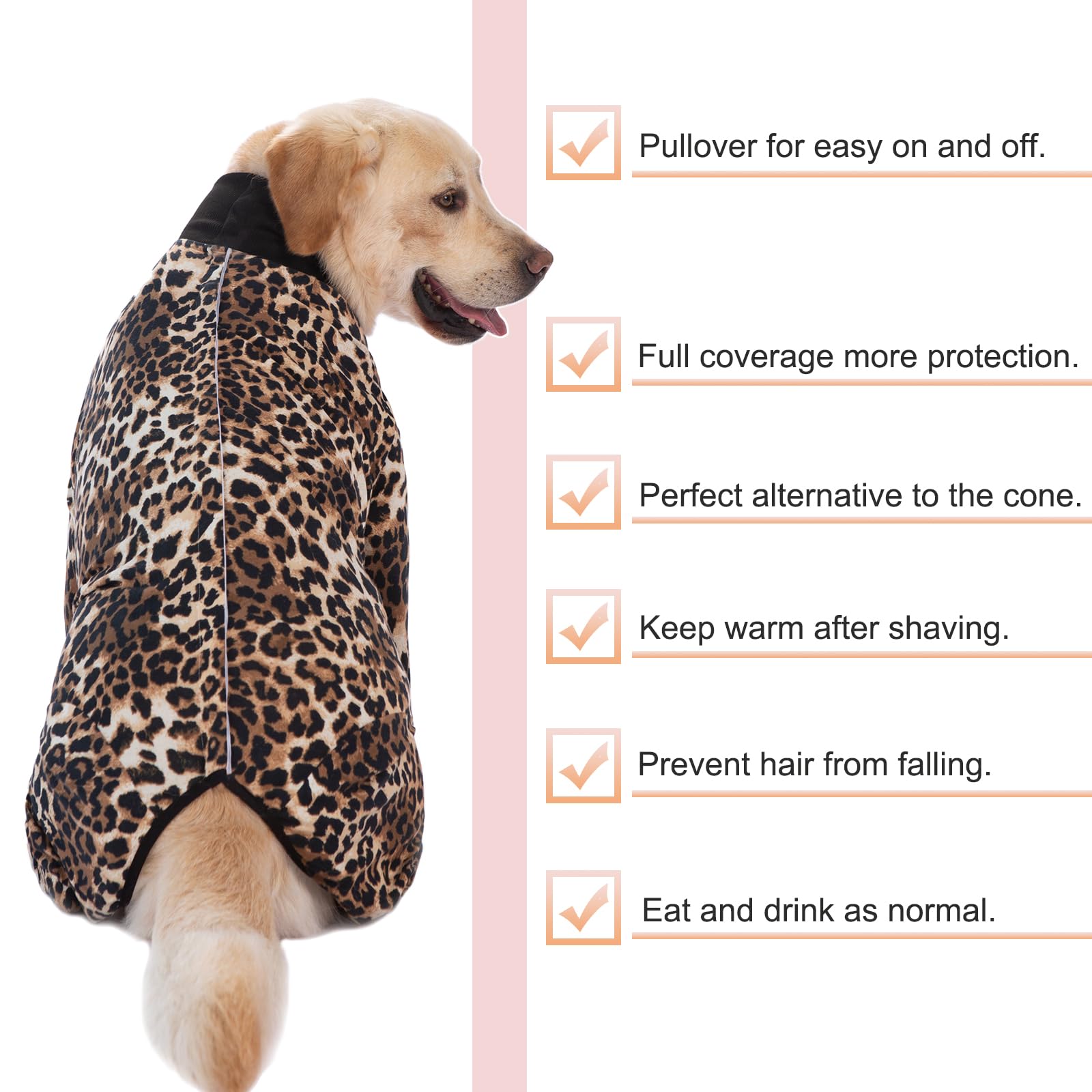 Yeapeeto combinaisons récupération-chien-postchirurgie lavage machine: entretien simple et durable.