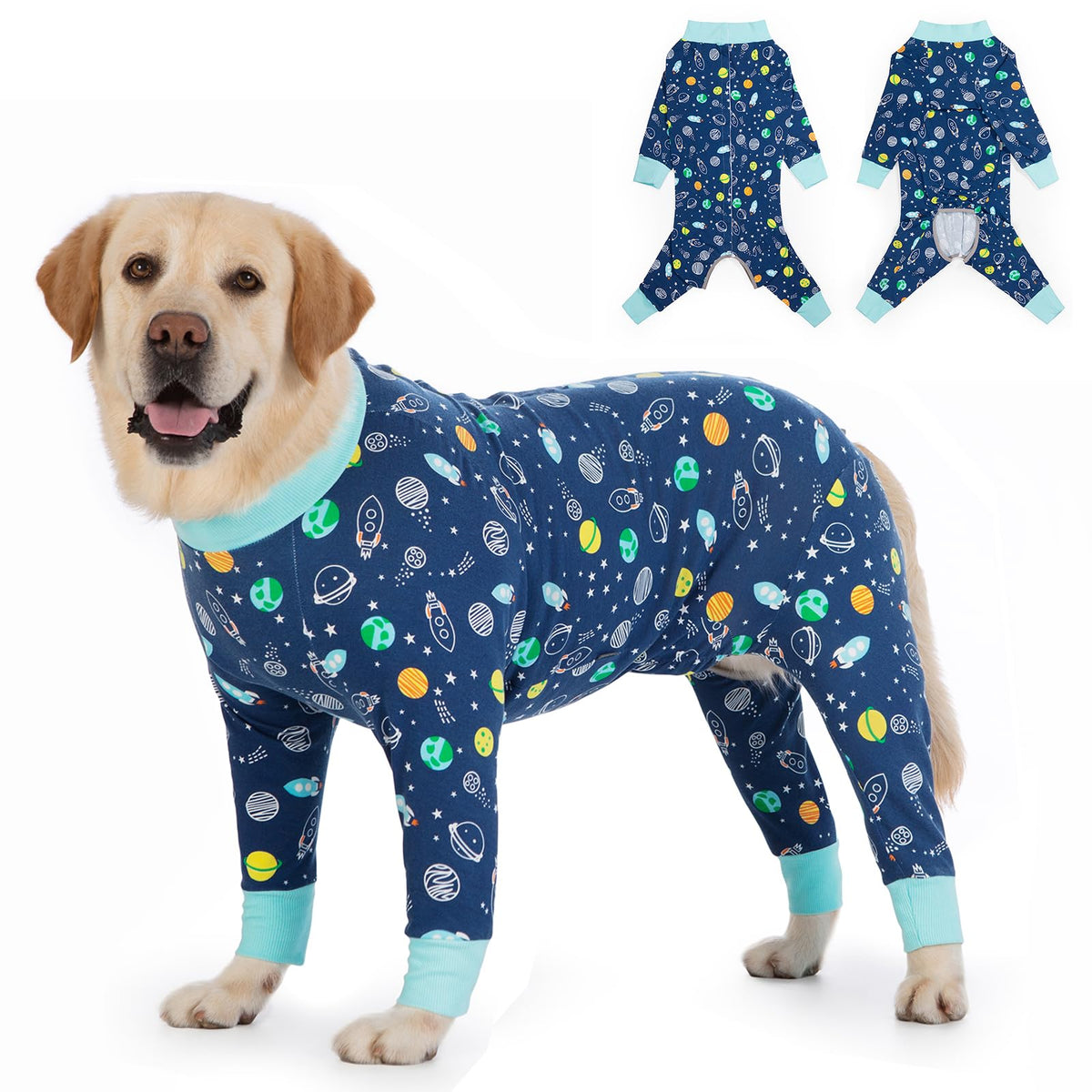 Yeapeeto costume de récupération pour chien après chirurgie, confort et protection.