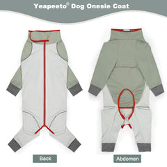 Yeapeeto manteau chien imperméable, gouttes d'eau qui glissent lors de la pluie.