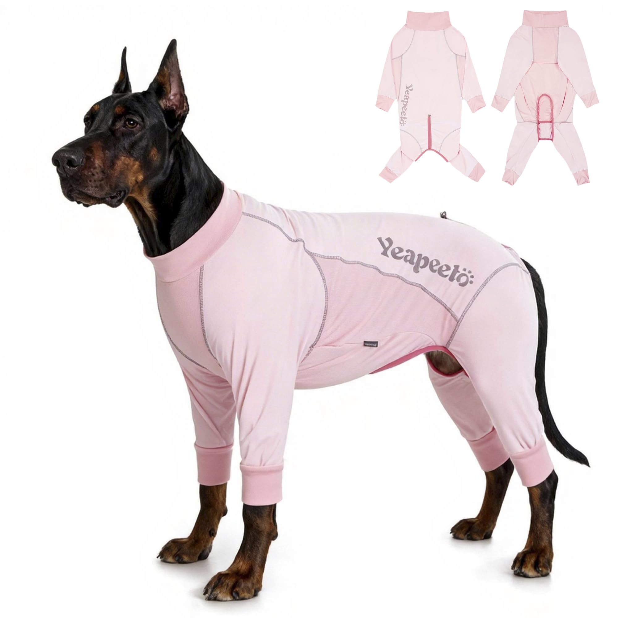Yeapeeto protection-chien-upf50-rose-7x-large: couverture solaire complète pour les journées ensoleillées et actives.